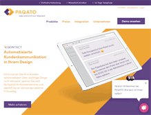 Tablet Screenshot of paqato.com